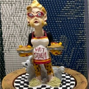 Hilarious Hot Stuff Figurine with Pies Timer in original box, never used